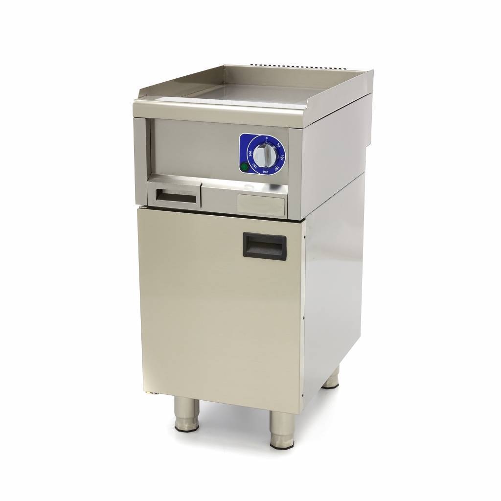 Grill Lisse Électrique Professionnel – 3000W – Surface 40 x 60 cm – Châssis Inox – Image 2