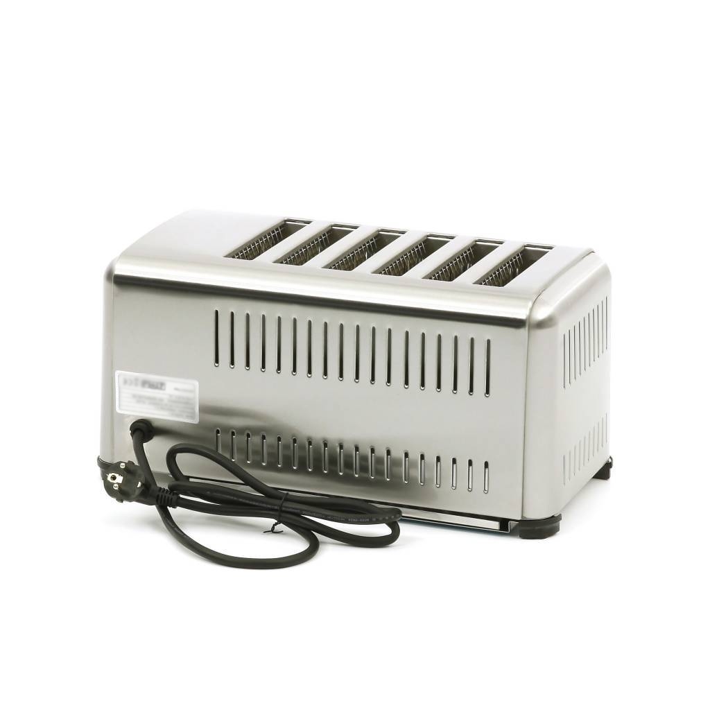 Grille-Pain Professionnel 6 Tranches - Boîtier Acier Inoxydable - 2570W – Image 5