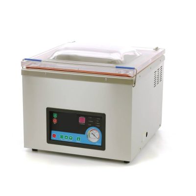 Machine à emballer sous vide professionnelle joint 44cm inox, emballeuse sous vide de table avec pompe 20m3, machine à emballer sous vide industrielle 67kg, scelleuse sous vide pro pour boucherie.