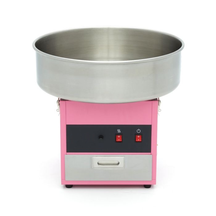 Machine à Barbe à Papa Professionnelle Rose – Bol Ø 52 cm – Format Comptoir – 1080W – Image 2