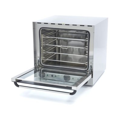 Four à convection professionnel avec gril 2000W et double vitrage thermique en acier inoxydable