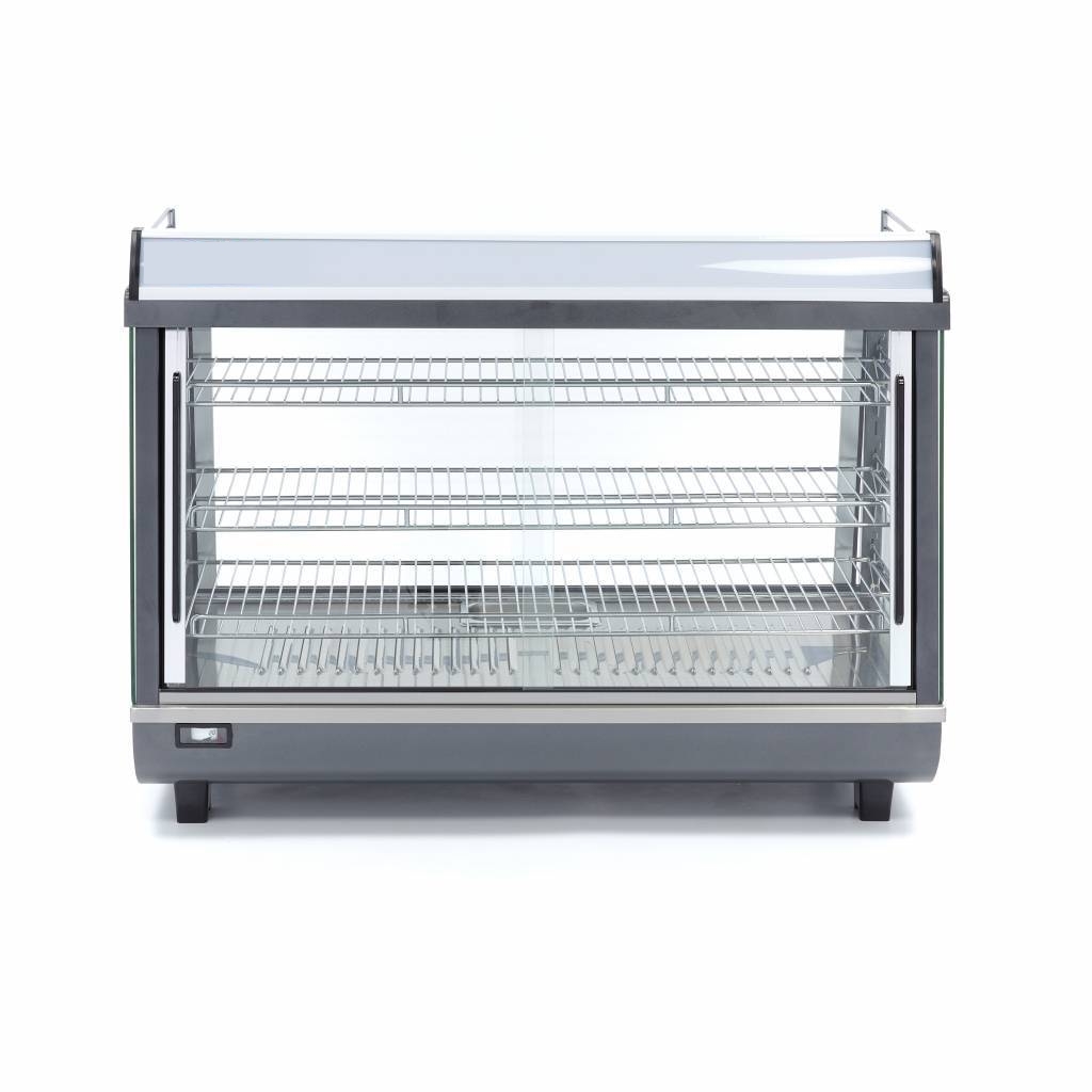 Vitrine Chauffante Professionnelle 136L – Double Accès Coulissant – 1100W – Image 3