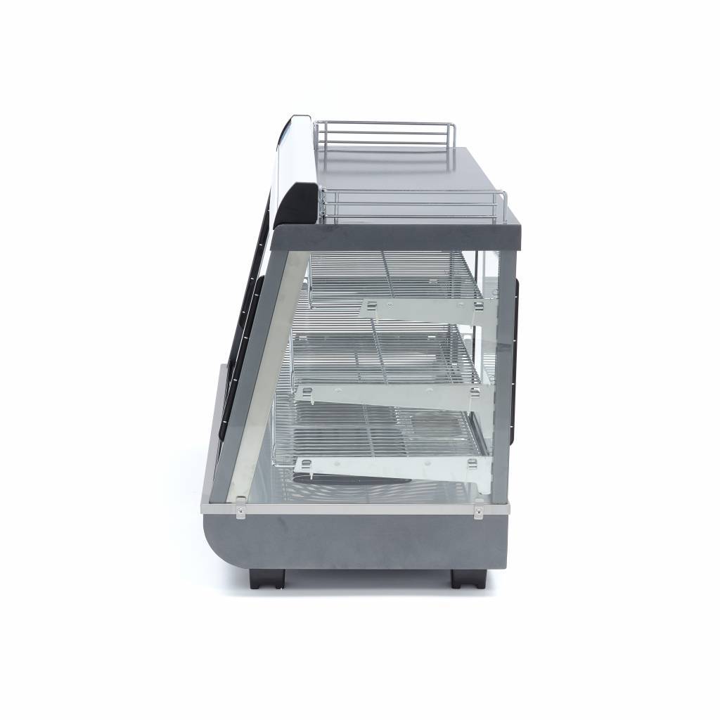 Vitrine Chauffante Professionnelle 136L – Double Accès Coulissant – 1100W – Image 4